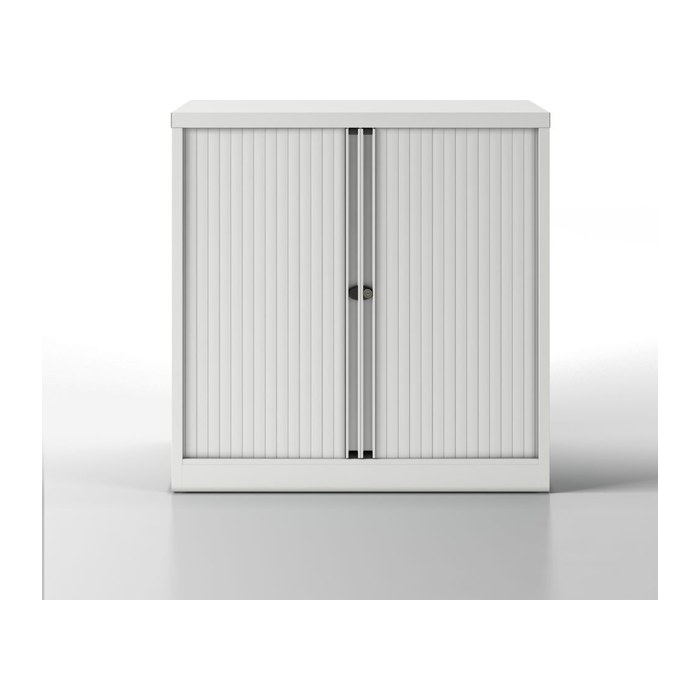 BISLEY Essentials Rollladenschrank lichtgrau 1 Fachboden 100,0 x 47,0 x 100,0 cm