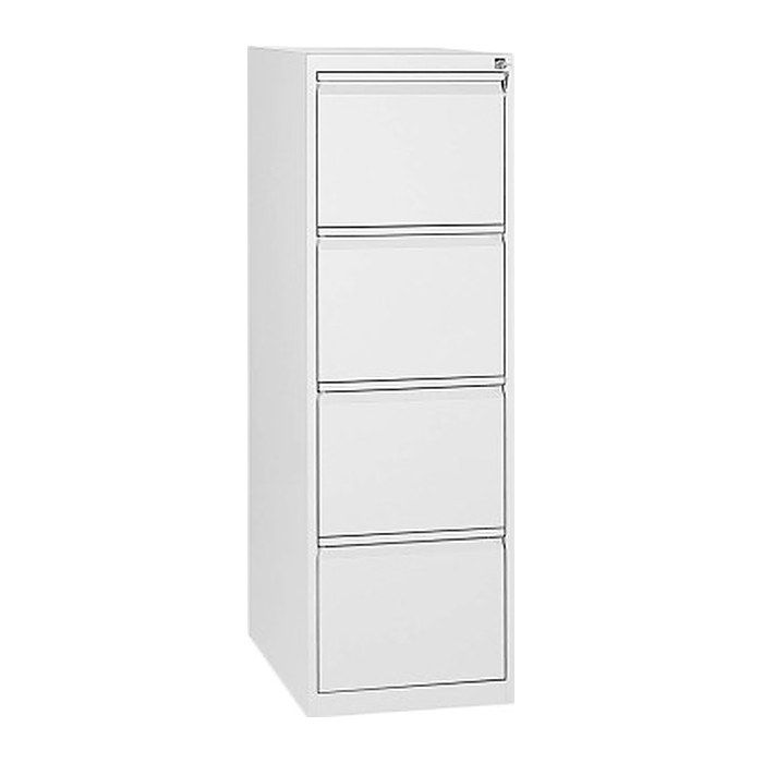 Gürkan Hängeregistraturschrank reinweiß 4 Schubladen 40,0 x 62,0 x 132,0 cm, 1 St.