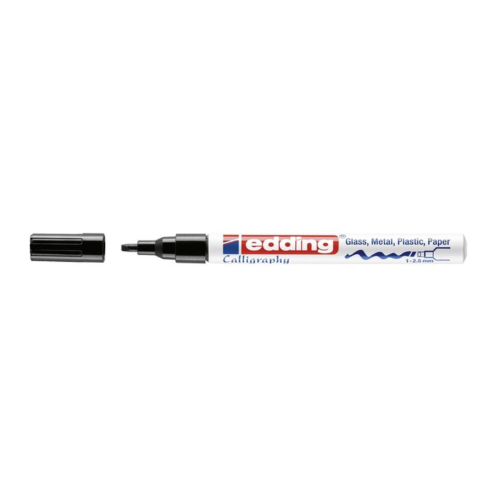edding 753 Lackmarker schwarz 1,0 - 2,5 mm, 1 St.