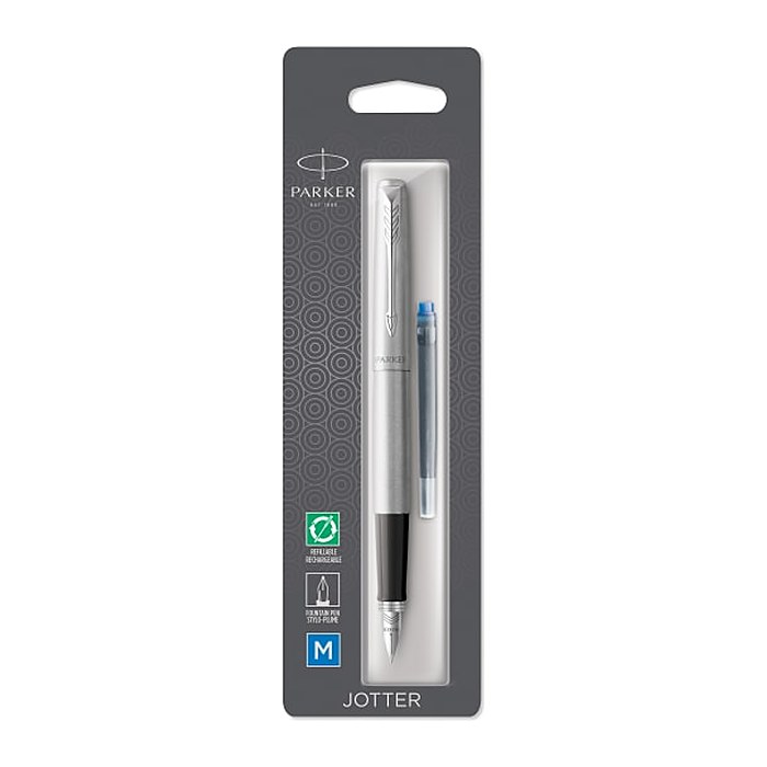 PARKER Füller JOTTER Edelstahl C.C. M Blister