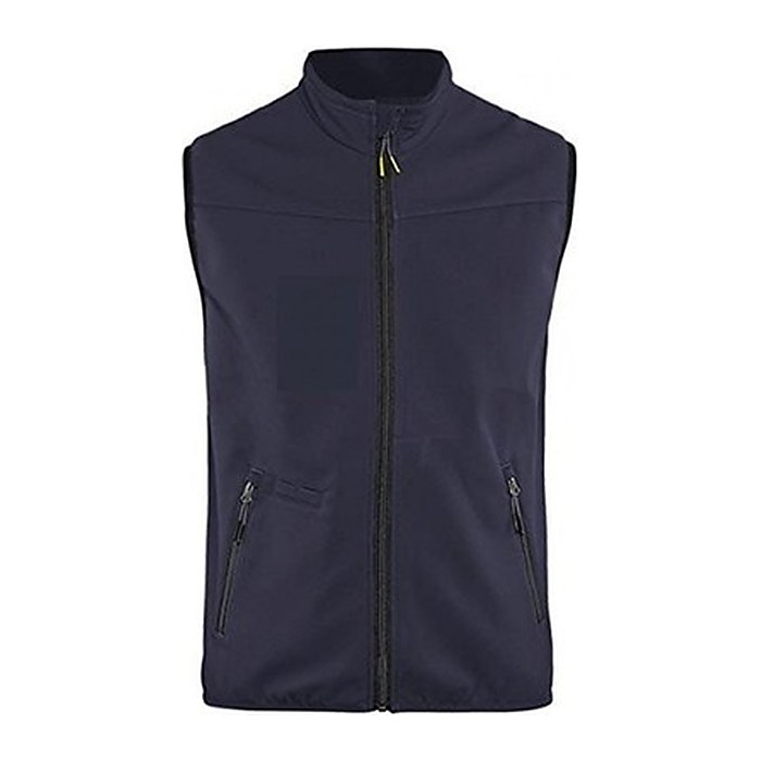 BLAKLÄDER® unisex Softshellweste 3850 marine, schwarz Größe 3XL