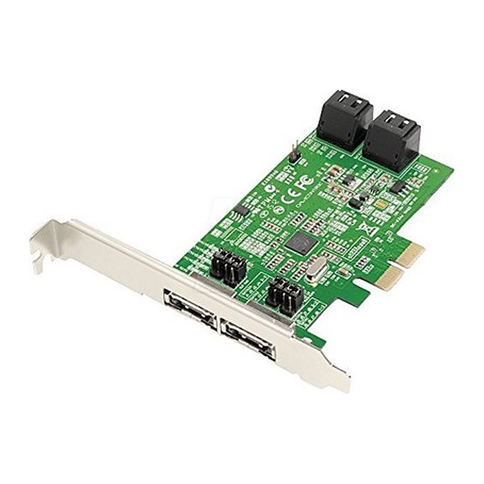 Dawicontrol DC-624e PCIe RAID 4-Kanal SATA6G Blister