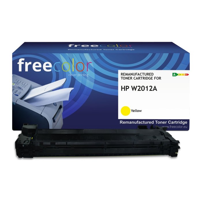 Freecolor Toner HP W2012A yellow mit chip 13000p kompatibel