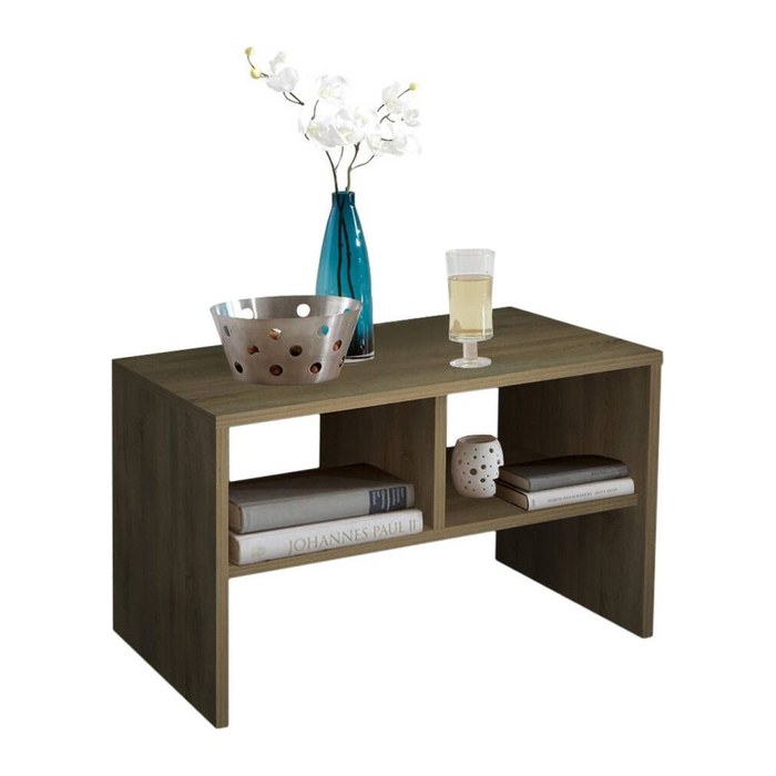 VCM my home Nachto Beistelltisch rechteckig Spanplatte eiche 40,0 x 30,0 x 63,0 cm, 1 St.