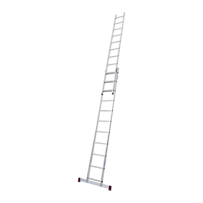 KRAUSE Schiebeleiter CORDA silber 2x 11 Sprossen, H: 310,0 cm