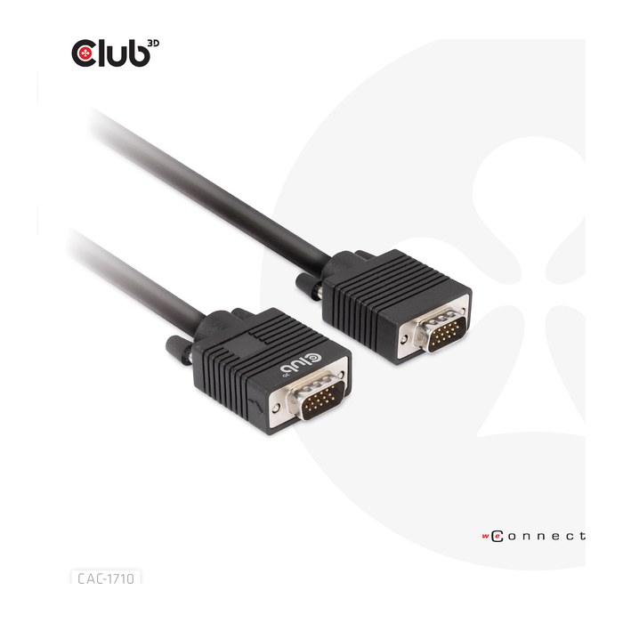 Club3D Kabel VGA > VGA 10m St/St retail