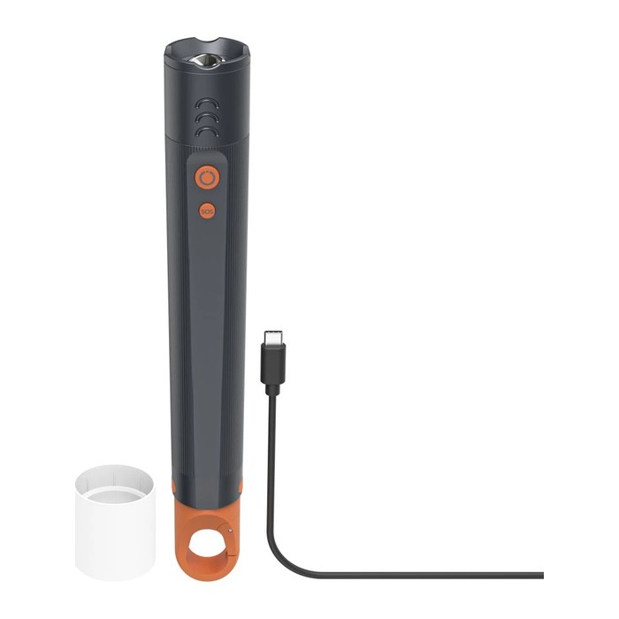 hama FLX1200-C LED Taschenlampe grau 21,0 cm, bis zu 1200 Lumen, 1 St.