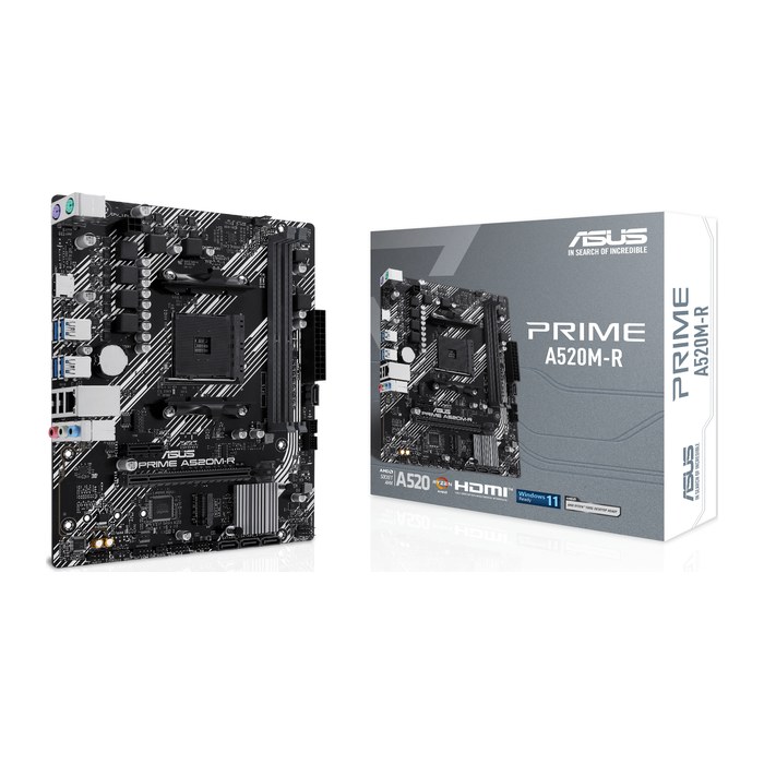 ASUS PRIME A520M-R (AMD,AM4,DDR4,mATX)