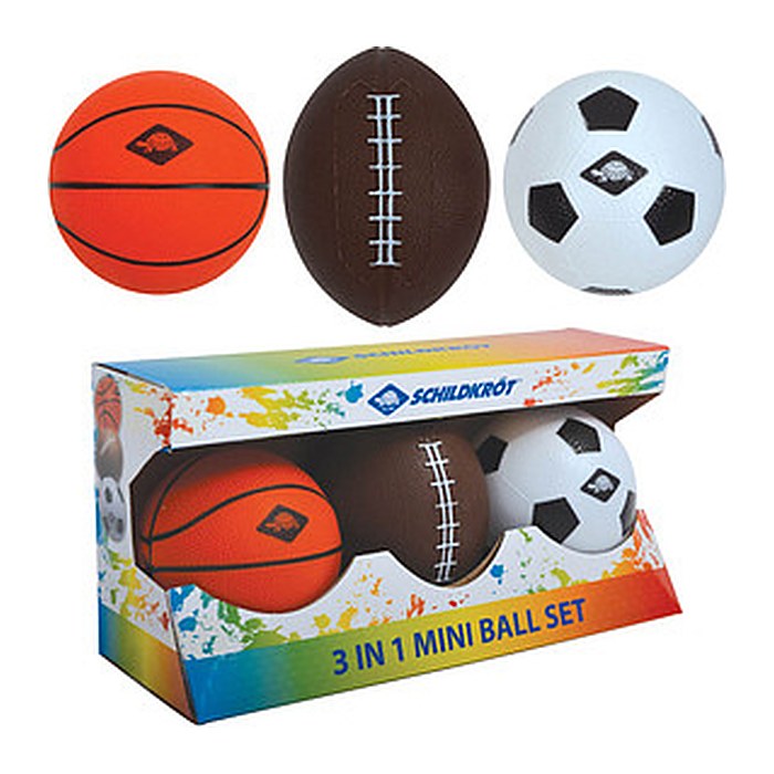SCHILDKRÖT® Spielbälle Set mehrfarbig, Ø 11,0 cm, 3 St.