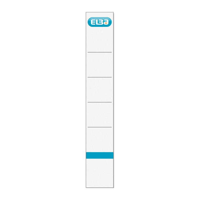 ELBA Einsteck-Rückenschilder weiß für 5,0 cm Rückenbreite, 10 St.