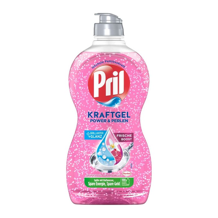 Pril KRAFTGEL POWER & PERLEN Spülmittel, 450 ml, 1 St.