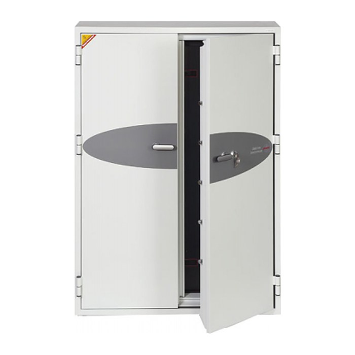 phoenix Tresor DATA COMMANDER mit Feuerschutz signalweiß 120,0 x 72,0 x 168,5 cm