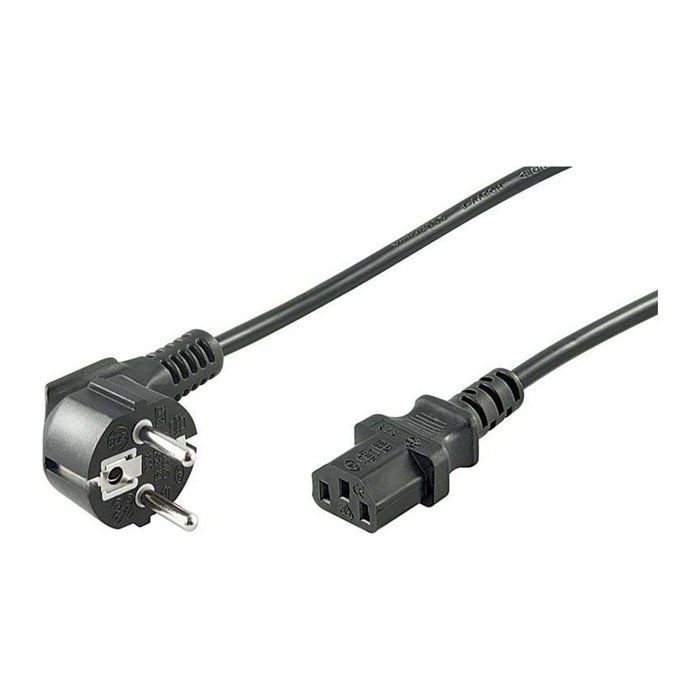 goobay Schutzkontakt/Geräte C13 Netzkabel 1,5 m schwarz, 1 St.