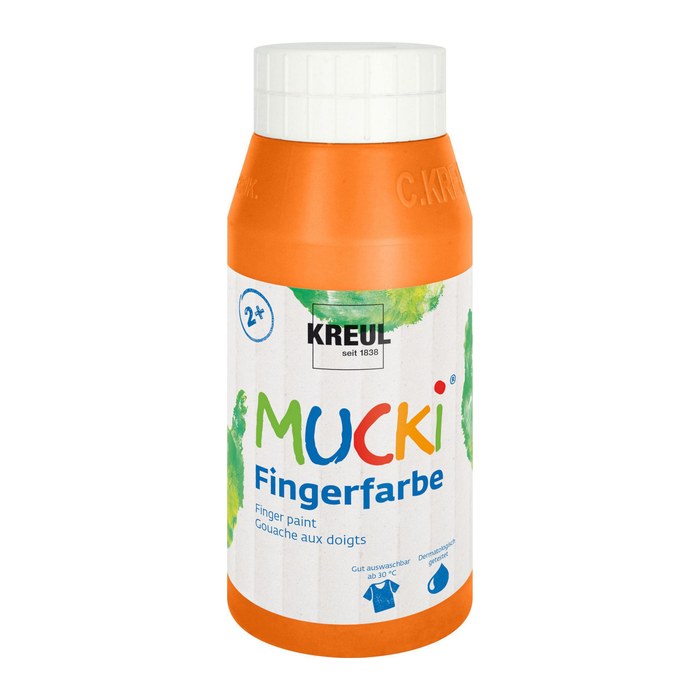 KREUL MUCKI Fingerfarbe orange 750,0 ml, 1 St.
