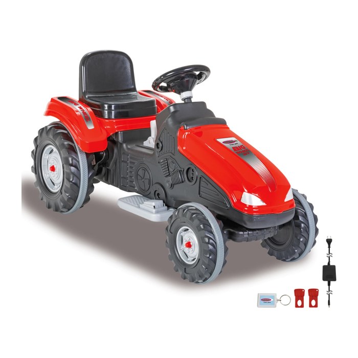 Jamara Ride-on Traktor Big Wheel 12V rot 3+