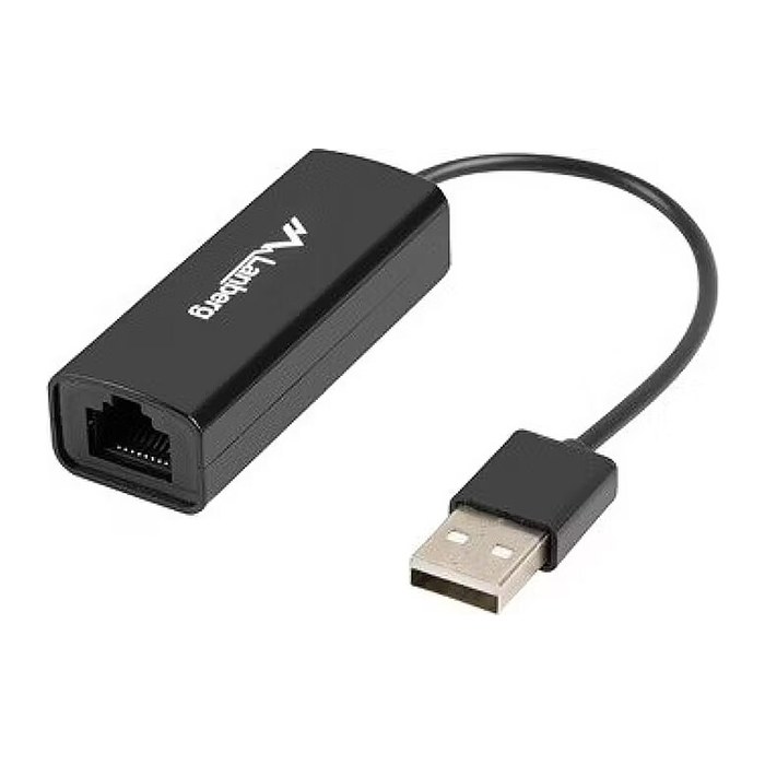 LANBERG USB->RJ45 Netzwerkkarte USB 2.0 1x RJ45 100MB Kabel