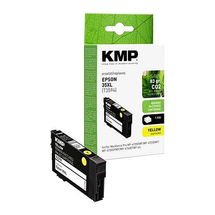 KMP E229X gelb Druckerpatrone kompatibel zu EPSON 35XL / T3594XL