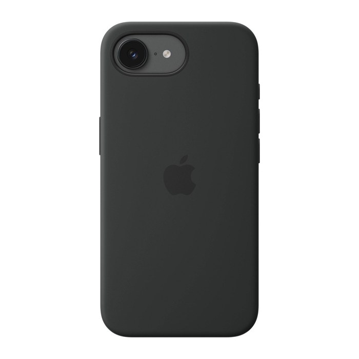 Apple Silikon Case mit MagSafe Handyhülle für Apple iPhone 17e schwarz
