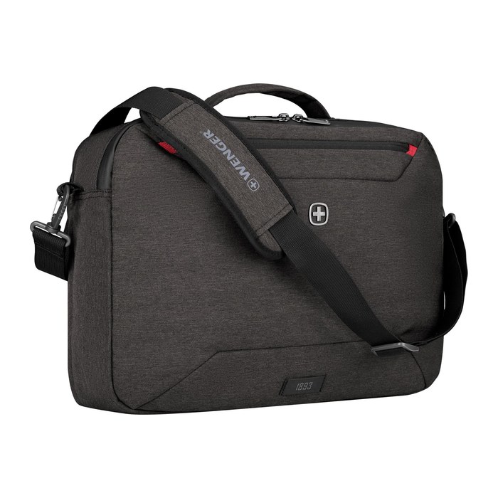 WENGER Laptoptasche MX Commute Kunstfaser grau 611640 bis 40,6 cm (16 Zoll)