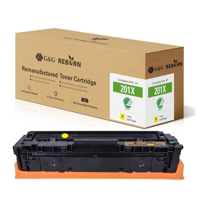 G&G Reborn-Toner kompatibel mit HP 201X,/ CF402X