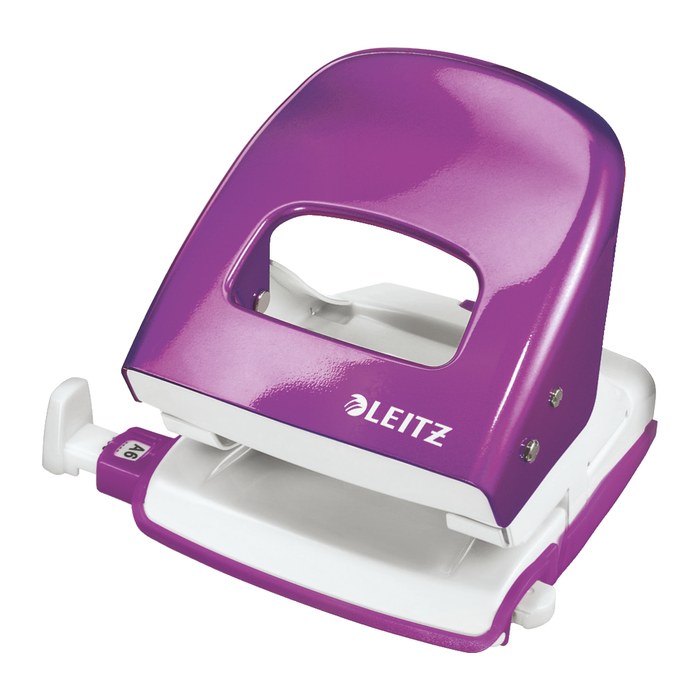 LEITZ Locher NeXXt 5008 WOW violett-metallic, 1 St.