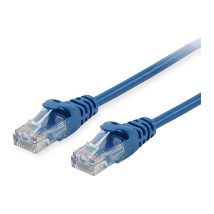 Equip Patchkabel Cat6 U/UTP 2xRJ45 0.15m blau PVC Polybeutel