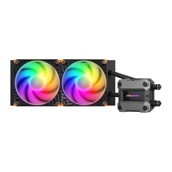 COUGAR CPU Wasserkühlung Poseidon Ultra 240, ARGB, Schwarz