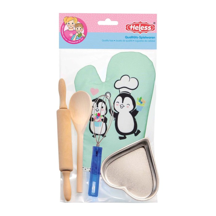 Heless® Backset Pinguin Puppenzubehör-Set