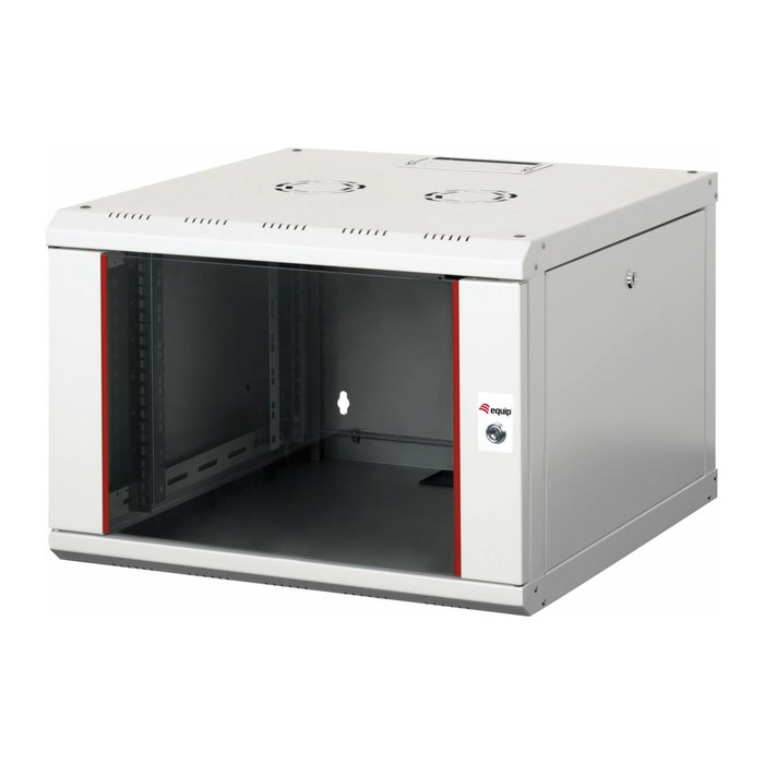 Equip 19" Netzwerkschrank Glastür PM 600x600mm 7HE grau