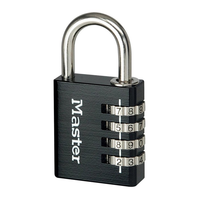 MASTER LOCK Zahlensschloss inkl. Notschlüssel 78x40x16mm