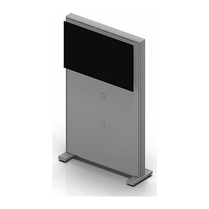 Quadrifoglio Trennwand Box Screen, grau 101,5 x 178,5 cm, 1 St.