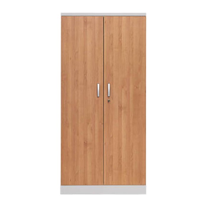 Gürkan Stahlschrank 100109 lichtgrau, erle 4 Fachböden 92,0 x 42,0 x 195,0 cm, aufgebaut, 1 St.