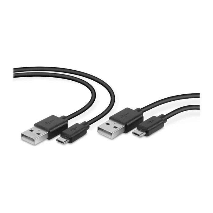 speedlink USB 2.0 A/ Micro USB 2.0 A Kabel-Set STREAM 3,0 m schwarz, 2 St.