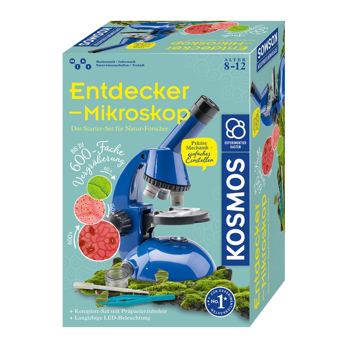 KOSMOS Experimentierkasten Entdecker-Mikroskop mehrfarbig