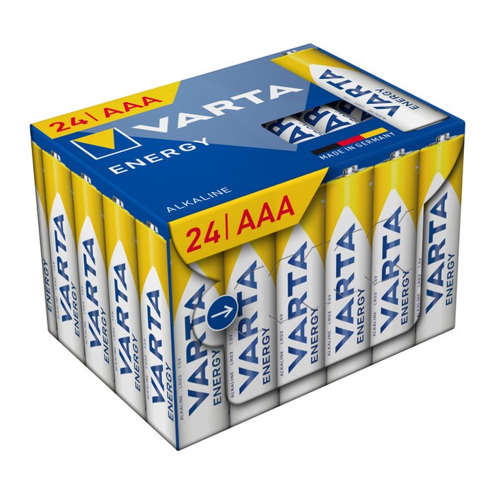 VARTA Batterien ENERGY Alkali-Mangan Micro AAA 1,5 V, 24 St.