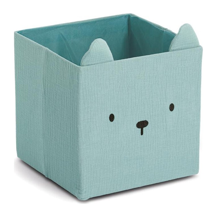 Zeller Bär Aufbewahrungsbox mint 28,0 x 28,0 x 28,0 cm, 1 St.