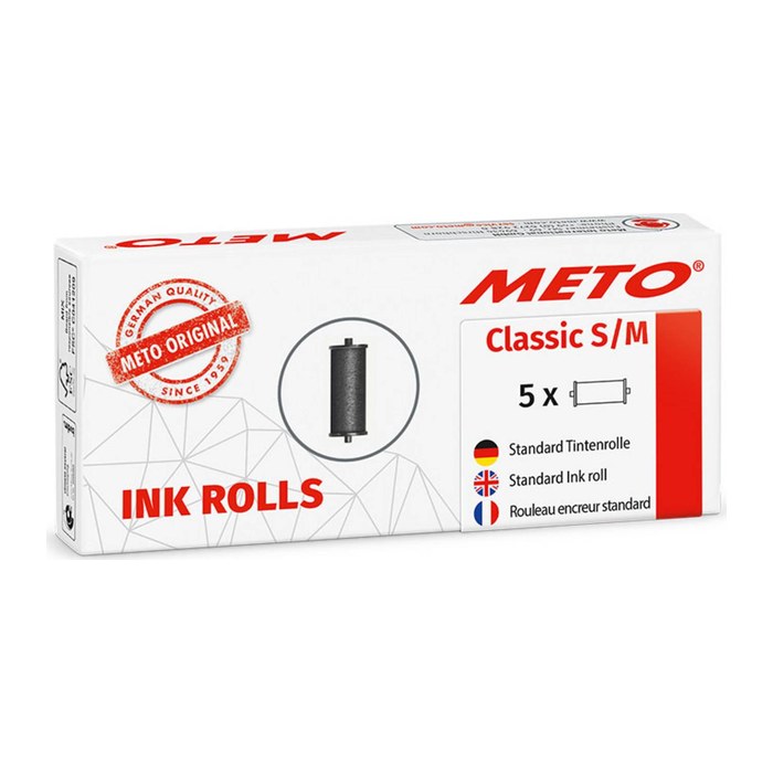 METO Classic S/M Farbrollen, 5 St.