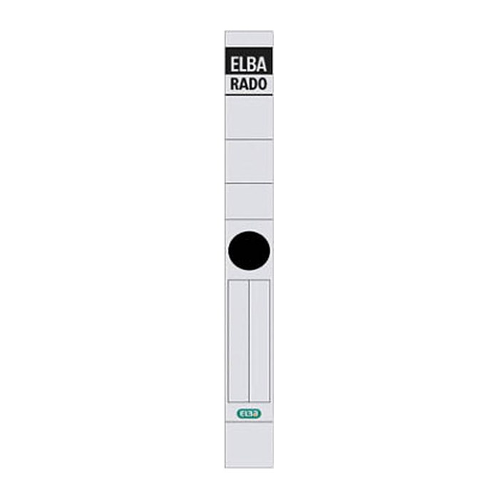ELBA Ordneretiketten rado weiß für 5,0 cm Rückenbreite, 10 St.