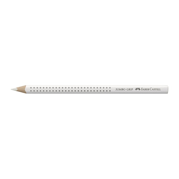 FABER-CASTELL Jumbo Grip Buntstift weiß, 1 St.