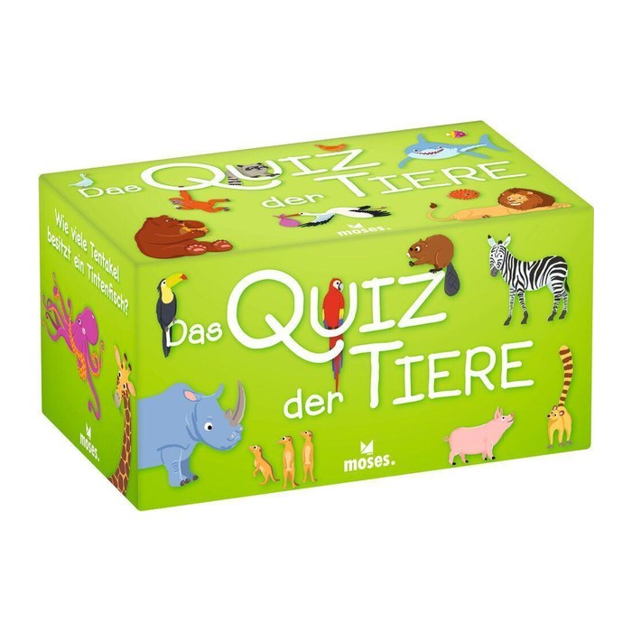 moses Das Quiz der Tiere Quiz, 1 St.