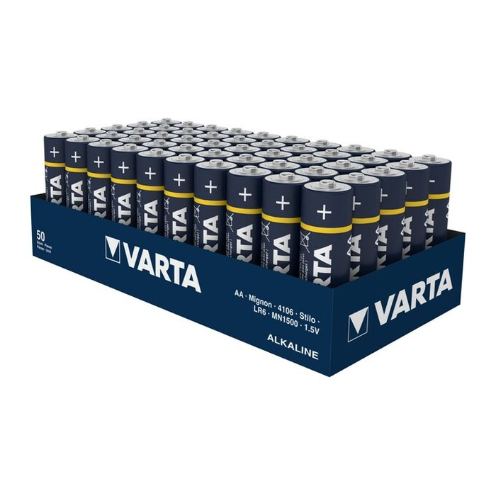 VARTA Batterien ENERGY Alkali-Mangan Mignon AA 1,5 V, 50 St.