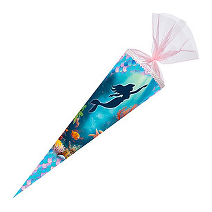 Nestler Tradition in Emotion Schultüte Meerjungfrau 85,0 cm mehrfarbig