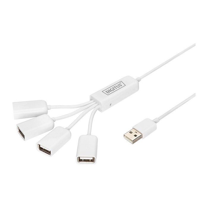 DIGITUS USB-Hub DA-70216 4-fach weiß