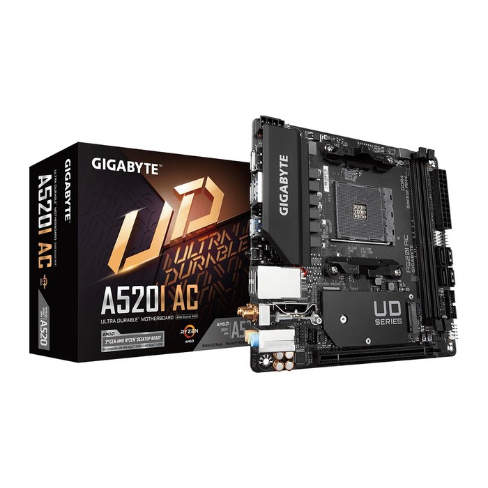 Gigabyte A520I AC (A520,AM4,mITX,DDR4)