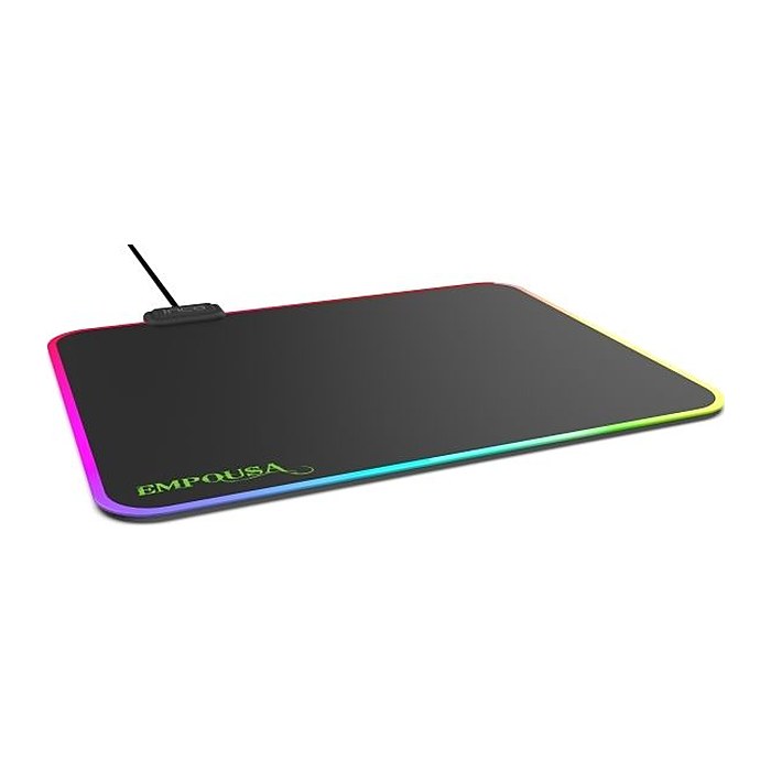 INCA Gaming Mauspad 320x270x3mm Speed +RGB 7 LED schwarz