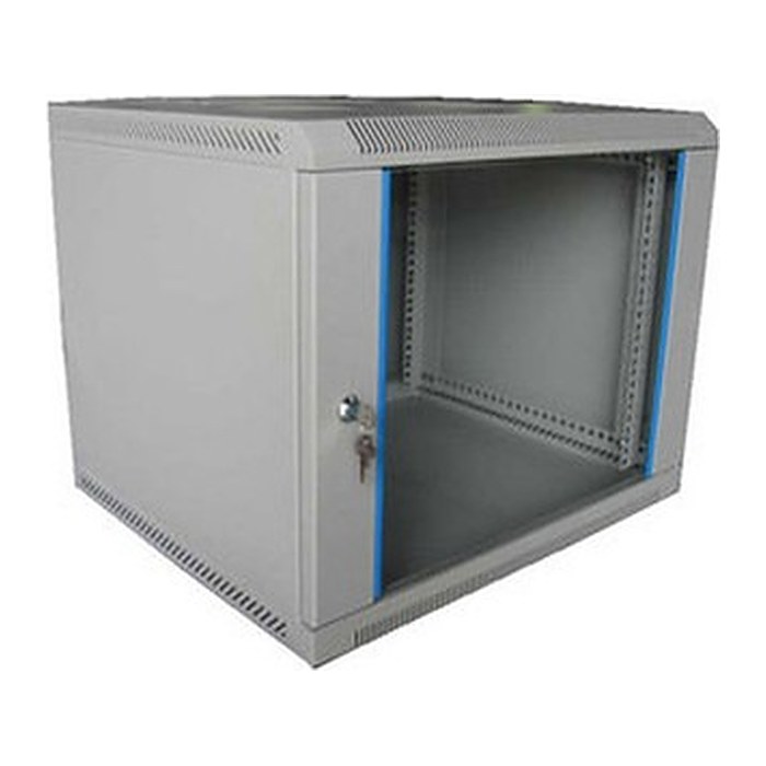 INTELLINET Wandverteiler 6HE 600x600mm grau,montiert