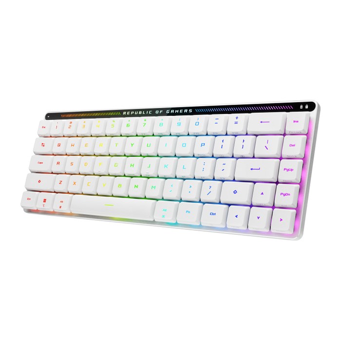 ASUS ROG Falchion RX Low Profile Gaming-Tastatur kabellos weiß