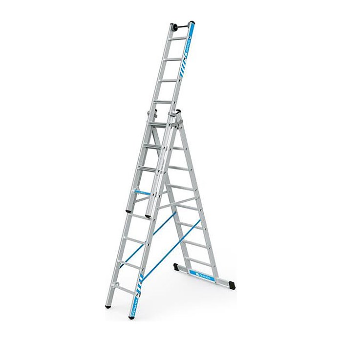 ZARGES Vielzweckleiter Skymaster Plus X silber 3x 8 Sprossen, H: 581,0 cm