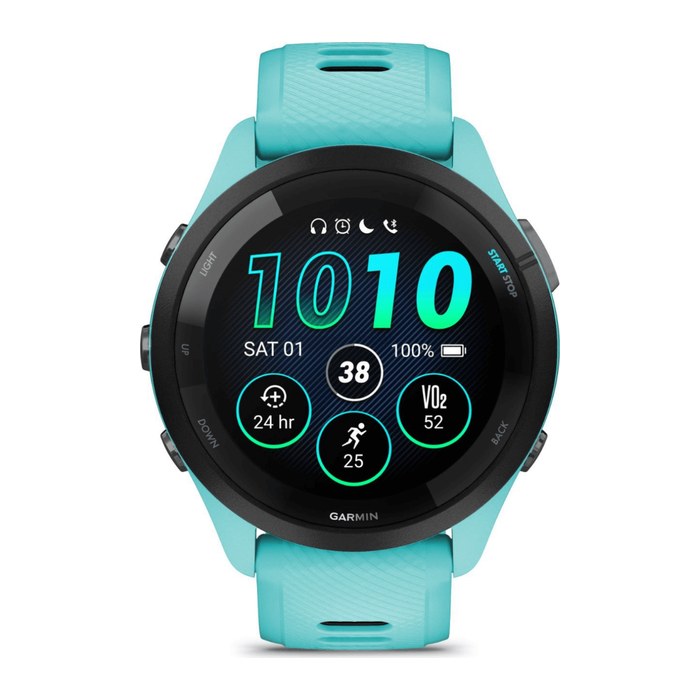 GARMIN Forerunner 265 Fitnesstracker türkisblau, schwarz