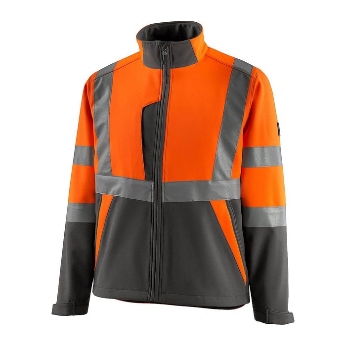 MASCOT® unisex Warnjacke Kiama warnorange, anthrazit Größe M